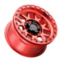 Weld W90570057450 - Off-Road W905 17X10 Cinch Beadlock 5X127 5X139.7 ET-24 BS4.50 Candy Red / Red Ring 87.1