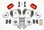 Wilwood 140-11012-R - Forged Dynalite Front Kit 11.00in Red 82-92 Camaro//Firebird
