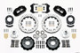 Wilwood 140-12637-D - Narrow Superlite 6R Front Hub Kit 12.88in Drilled 1965-1969 Mustang Drum Spindle
