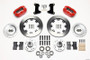 Wilwood 140-13378-R - Dynapro Dust-Boot Front Kit 12.19in Red 74-80 Pinto/Mustang II Disc Spindle only