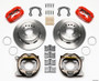 Wilwood 140-13719-R - Forged Dynalite P/S Park Brake Kit Red Ford 8.8 Special w/2.50in Offset-5 Lug