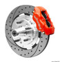 Wilwood 140-15548-DR - 55-57 Chevrolet Bel Air Forged Dynalite Front Big Brake Kit - Red
