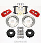 Wilwood 140-15305-R - AERO6 Front Hat Kit 14.00 Red 63-87 C10 w/  Pro Spindles
