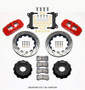 Wilwood 140-15305-DR - AERO6 Front Hat Kit 14.00 Drilled Red 63-87 C10 w/  Pro Spindles