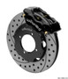 Wilwood 140-15912-D - Dynalite Front Big Brake Kit 11.00in SRP Drilled & Slotted Rotors - Black