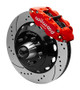 Wilwood 140-15950-DR - Narrow Superlight 6R Front Truck Kit 14.00in Red 88-98 GMC Truck C1500/C2500