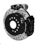Wilwood 140-16164-D - Forged Dynalite Rear Electronic Parking Brake Kit -Black Powder Coat Caliper - SRP D/S Rotor