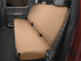 Weathertech DE2030CO - Seat Protector; Cocoa; Bench Seat Width 63.5 in.; Depth 20.5 in.; Back Height 23 in.;