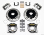 Wilwood 140-7142-DP - Forged Dynalite P/S P-B Kit Drilled Polished Big Ford 2.36in Offset Currie Blank