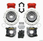 Wilwood 140-7144-DR - Forged Dynalite P/S P-BKit Drilled-Red Mopar/Dana 2.36in Off w/Snap Ring Brng