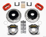 Wilwood 140-7142-DR - Forged Dynalite P/S Park Brake Kit Drilled Red Big Ford 2.36in Offset Currie Blank