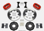 Wilwood 140-7015-R - Forged Dynalite Front Hat Kit 12.19in Drilled Red 2002 Mitsubishi Lancer