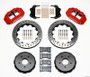 Wilwood 140-8753-DR - Narrow Superlite 6R Front Hat Kit 13.06in Drilled Red 2004-2006 Pontiac GTO