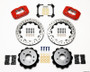 Wilwood 140-9507-DR - Dynapro Radial Rear Kit 13.00in Drilled Red Nissan 350Z/Fiti G35