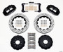 Wilwood 140-9298-D - Narrow Superlite 6R Front Hat Kit 14.00in Drilled 88-93 Corvette C4