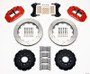 Wilwood 140-9833-R - Narrow Superlite 6R Front Hat Kit 13.06in Red 98-02 Camaro/Firebird