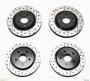 Wilwood 140-9336-D - Rotor Kit Front/Rear-Dimpled/Slotted 97-04 Corvette C5 All/ 05-13 C6 Base