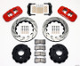 Wilwood 140-9407-DR - AERO4 RearTruck Kit 14.25in Drill Red 1999-2010 GM 1500-SUV 1 Piston OE Caliper