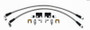 Wilwood 220-11790 - Flexline Kit 01-Up Honda Fit