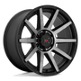 XD Wheels XD84779068430 - Xd847 Outbreak 17X9 Satin Black With Gray Tint