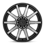 XD Wheels XD84789085400 - Xd847 Outbreak 18X9 Satin Black With Gray Tint