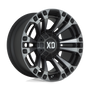 XD Wheels XD85121080418N - Xd851 Monster 3 20X10 Satin Black With Gray Tint