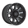 XD Wheels XD85221035418N - Xd852 Gauntlet 20X10 Satin Black With Gray Tint