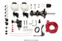 Wilwood 261-14249-BK - Tandem Remote M/C Kit w L/H Brkt & Prop Valve - 7/8in Bore Black-W/Pushrod