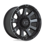 XD Wheels XD85221067418N - Xd852 Gauntlet 20X10 Satin Black With Gray Tint