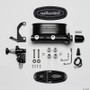 Wilwood 261-13269-BK - HV Tandem M/C Kit w L/H Bracket & Prop Valve - 1in Bore Black