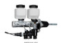 Wilwood 261-14250-P - Tandem Remote M/C Kit w L/H Brkt & Prop Valve - 15/16in Bore Ball Burnished-W/Pushrod