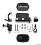 Wilwood 261-15662-BK - Compact Tandem M/C - 1.12in Bore w/RH Bracket and Valve - Black