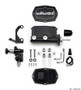 Wilwood 261-15659-BK - Compact Tandem M/C - 7/8in Bore w/RH Bracket and Valve (Pushrod) - Black