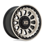 XD Wheels XD85679078618 - Xd856 Omega 17X9 Satin Black With Bronze Tint