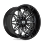 XD Wheels XD85922235344N - Xd859 Gunner 22X12 Gloss Black Milled