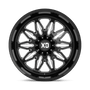 XD Wheels XD85922235344N - Xd859 Gunner 22X12 Gloss Black Milled