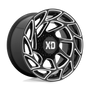 XD Wheels XD86021087318N - Xd860 Onslaught 20X10 Gloss Black Milled