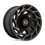 XD Wheels XD86022287644N - Xd860 Onslaught 22X12 Satin Black With Bronze Tint