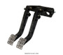 Wilwood 340-14360 - Adjustable-Tandem Dual Pedal - Brake / Clutch - Fwd. Swing Mount - 6.25:1 - Black E-Coat