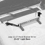 XKGLOW XK-BRC-JK-H - XK Glow Jeep JK Hood 20In Light Bar Bracket Kit