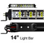 XKGLOW XK-BAR-14 - XK Glow RGBW Light Bar High Power Offroad Work/Hunting Light w/ Bluetooth Controller 14In