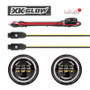 XKGLOW XK042011-W - XK Glow 4.5In Chrome RGB LED Harley Running Light XKchrome Bluetooth App Controlled Kit
