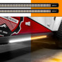 XKGLOW XK041021 - XK Glow Jeep & Truck Running Board Light w/ Turn Signal 2x60in White + Amber XKGLOW XK041021 - XK Glow Jeep & Truck Running Board Light w/ Turn Signal 2x60in White + Amber