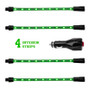 XKGLOW XK041004-G - XK Glow Single Color  UnderglowLED Accent Light Car/Truck Kit Green - 4x8In
