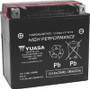 Yuasa Battery YUAM6RH4H - Yuasa YTX14H-BS High Performance AGM 12-Volt Battery w/Bottle