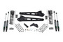 Zone Offroad ZOND136N - 13-18 RAM 3500 4.5 Inch Radius Arm Lift Kit 2 Inch Rear Block With Nitro Shocks  Offroad