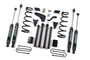 Zone Offroad ZOND18N - 10-12 Dodge RAM 2500 5.0 Inch  Coil Spring Lift Kit With 4-1/8 Axle With Nitro Shocks  Offroad