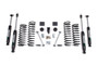 Zone Offroad ZONJ35N - 12-18 Jeep Wrangler JK 2 Door 3 Inch Coil Spring Lift Kit With Nitro Shocks  Offroad