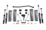 Zone Offroad ZONJ38N - 12-18 Jeep Wrangler JK 4 Door 4 Inch Coil Spring Lift Kit With Nitro Shocks  Offroad