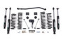Zone Offroad ZONJ14N - 07-11 Jeep Wrangler JK 2 Door 4 Inch Coil Spring Lift Kit With Nitro Shocks  Offroad